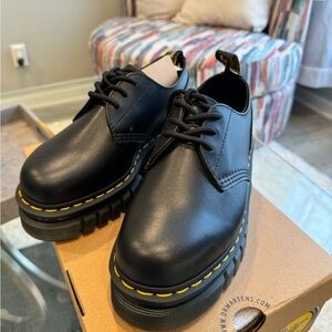 Brand New never worn with box Doc Martens Aldrick 3-eye shoe in black